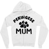 pekingese mum Zipper Hoodie