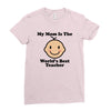 My Mom Is The World's Best Teacher Ladies Fitted T-Shirt