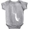 bungeejumping bungeespringen fun sport hobby freizeit extremsport Baby Onesie