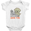 This Girl Loves Shih Tzu Baby Onesie
