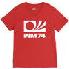 wm 74 germany world cup 1974 retro football V-Neck Tee