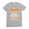 all men are created equal but only the best are born in january Ladies Fitted T-Shirt