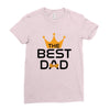 The Best Dad Ladies Fitted T-Shirt