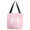 letter e with wings Tote Bags