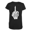 Flipping Someone Off Maternity Scoop Neck T-shirt