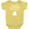tyrion lannister for king Baby Bodysuit