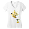 playing with monsters Women's V-Neck T-Shirt