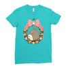 totoro Ladies Fitted T-Shirt