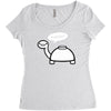 mine turtle Women's Triblend Scoop T-shirt