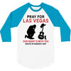 Pray for Las Vegas, Route 91 Harvest 2017 3/4 Sleeve Shirt