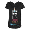 i choose to be a unicorn 2 Maternity Scoop Neck T-shirt
