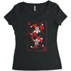 quinn of heart Women's Triblend Scoop T-shirt