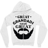 mens grandads bearded Zipper Hoodie