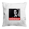 wednesday addams Throw Pillow