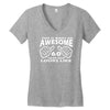 this is what an awesome 60 year old looks like Women's V-Neck T-Shirt