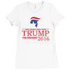 trump for president 2016 make america great again Ladies Fitted T-Shirt