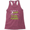 my broom broke Racerback Tank