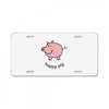 happy pig License Plate