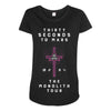 Thirty Seconds to Mars   the Monolight tour Maternity Scoop Neck T-shirt