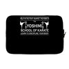the yoshimi karate Laptop sleeve