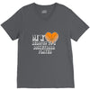 my heart basketball V-Neck Tee