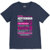quens are born in september V-Neck Tee