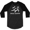 cross country high school running 3/4 Sleeve Shirt