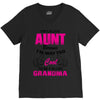 I'm Called Aunt Because I'm Way Too Cool To Be Called Grandma V-Neck Tee