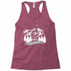 i hate people Racerback Tank