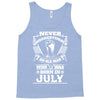 Never Underestimate Old Man Who Was Born July Tank Top