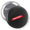 red stripe Pin-back button