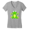 frog cute Women's V-Neck T-Shirt