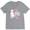 boxers for boobs V-Neck Tee
