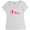 kirby nesting dolls Women's Triblend Scoop T-shirt