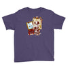 triple beagle portrait Youth Tee