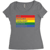 Lgbt Ampersand Women's Triblend Scoop T-shirt