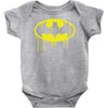 batman dying bleeding logo Baby Bodysuit