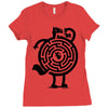 amazin' cat Ladies Fitted T-Shirt