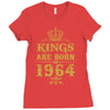 kings are born in 1964 Ladies Fitted T-Shirt