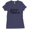 35. help!! theese peeple r kidnaping us 019 Ladies Fitted T-Shirt