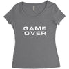 game over Women's Triblend Scoop T-shirt