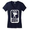 money shot Women's V-Neck T-Shirt