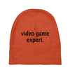 video game expert t shirt 3xl funny xbox ps3 nerdy geeky wii cod snipe Baby Beanies