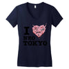 i love neo tokyo Women's V-Neck T-Shirt