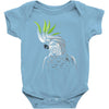 tribal parrot Baby Onesie