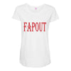 fapout Maternity Scoop Neck T-shirt
