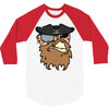 pirates face 3/4 Sleeve Shirt