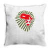 africa lion power cool Throw Pillow