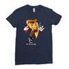 pizza smoking (2) Ladies Fitted T-Shirt