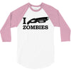 i shotgun zombies funny t shirt dead apocalypse s 3xl 3/4 Sleeve Shirt